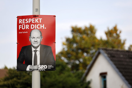 SPD-Waklplakat in Frechen