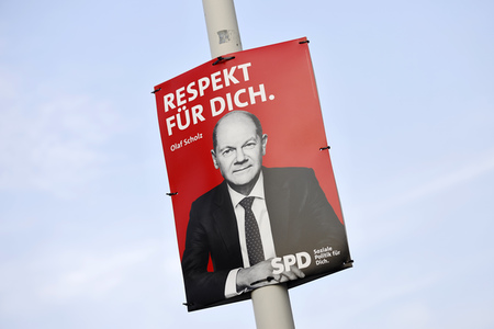 SPD-Waklplakat in Frechen