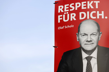 SPD-Waklplakat in Frechen