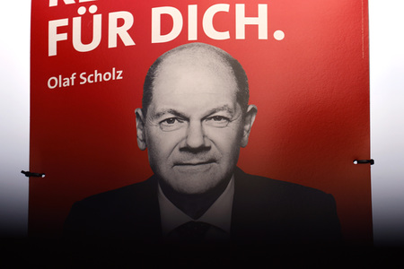 SPD-Waklplakat in Frechen