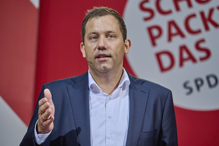 Präsentation der SPD Wahlwerbespots und Wahlplakate in Berlin