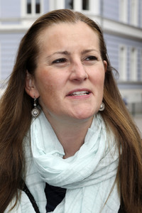 Wahlkampfveranstaltung Partei Die Linke in Stralsund