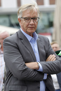 Wahlkampfveranstaltung Partei Die Linke in Stralsund