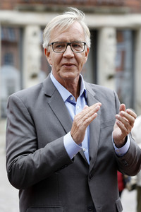 Wahlkampfveranstaltung Partei Die Linke in Stralsund