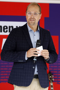 Wahlkampfveranstaltung Partei Die Linke in Stralsund