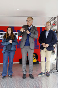 Wahlkampfveranstaltung Partei Die Linke in Stralsund