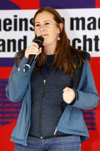 Wahlkampfveranstaltung Partei Die Linke in Stralsund