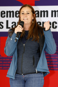 Wahlkampfveranstaltung Partei Die Linke in Stralsund