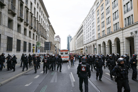 Demonstration von Kritikern der Corona-Maßnahmen in Berlin