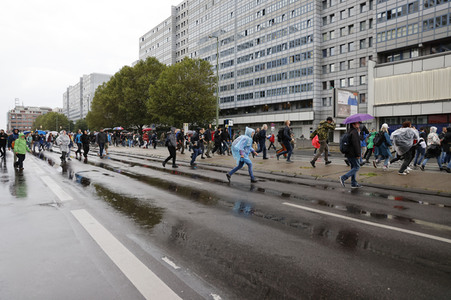 Demonstration von Kritikern der Corona-Maßnahmen in Berlin