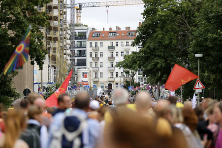 Demonstration von Kritikern der Corona-Maßnahmen in Berlin