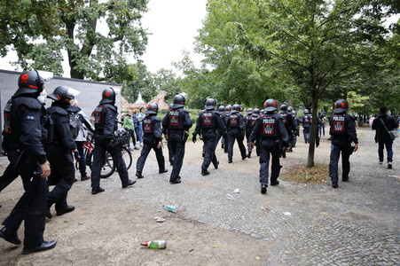 Demonstration von Kritikern der Corona-Maßnahmen in Berlin
