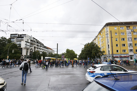 Demonstration von Kritikern der Corona-Maßnahmen in Berlin