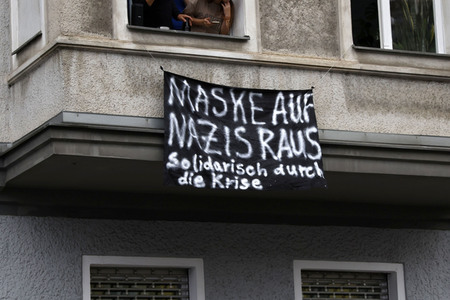 Demonstration von Kritikern der Corona-Maßnahmen in Berlin