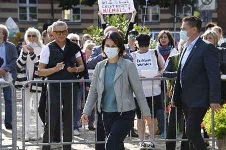 Wahlkampfveranstaltung der Grünen mit Annalena Baerbock in Potsdam