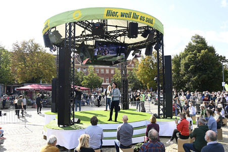 Wahlkampfveranstaltung der Grünen mit Annalena Baerbock in Potsdam