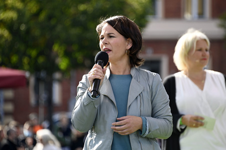 Wahlkampfveranstaltung der Grünen mit Annalena Baerbock in Potsdam