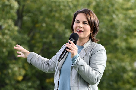 Wahlkampfveranstaltung der Grünen mit Annalena Baerbock in Potsdam