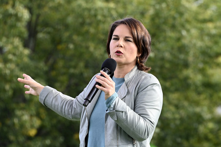 Wahlkampfveranstaltung der Grünen mit Annalena Baerbock in Potsdam