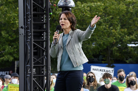 Wahlkampfveranstaltung der Grünen mit Annalena Baerbock in Potsdam