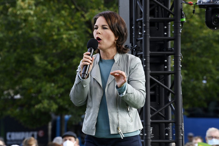 Wahlkampfveranstaltung der Grünen mit Annalena Baerbock in Potsdam