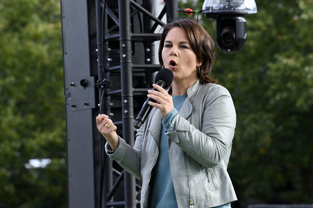 Wahlkampfveranstaltung der Grünen mit Annalena Baerbock in Potsdam