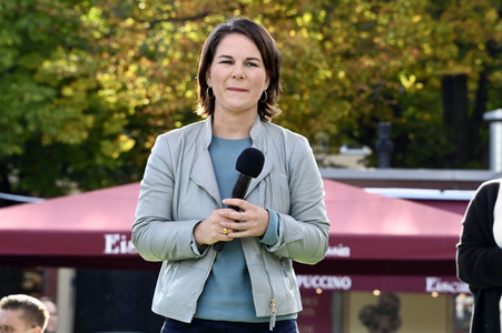 Wahlkampfveranstaltung der Grünen mit Annalena Baerbock in Potsdam