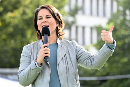 Wahlkampfveranstaltung der Grünen mit Annalena Baerbock in Potsdam