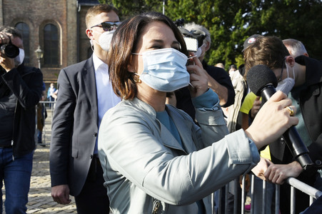 Wahlkampfveranstaltung der Grünen mit Annalena Baerbock in Potsdam