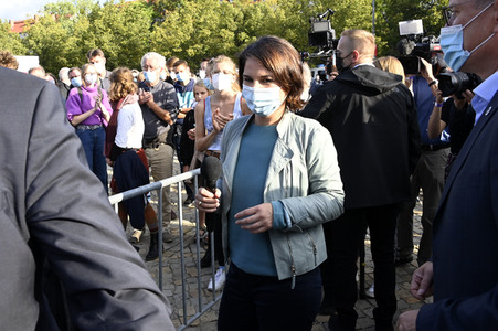 Wahlkampfveranstaltung der Grünen mit Annalena Baerbock in Potsdam