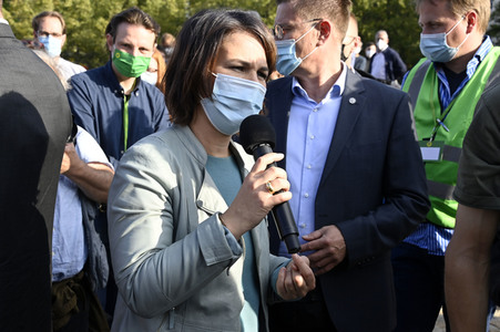 Wahlkampfveranstaltung der Grünen mit Annalena Baerbock in Potsdam