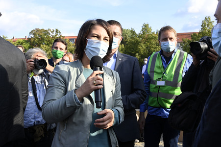 Wahlkampfveranstaltung der Grünen mit Annalena Baerbock in Potsdam