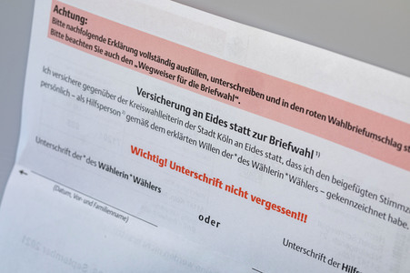 Symbolfoto Briefwahl