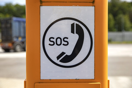 Symbolfoto Notrufsäule