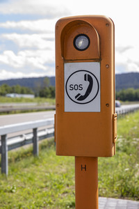 Symbolfoto Notrufsäule