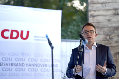 CDU-Wahlkampfveranstaltung mit Jens Spahn in Garbsen