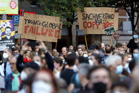 Bündnis 90/Die Grünen-Wahlkampfveranstaltung mit Annalena Baerbock in Köln