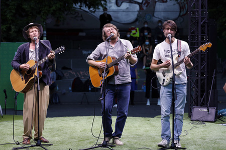 Bündnis 90/Die Grünen-Wahlkampfveranstaltung mit Annalena Baerbock in Köln