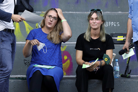 Bündnis 90/Die Grünen-Wahlkampfveranstaltung mit Annalena Baerbock in Köln