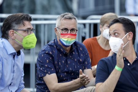 Bündnis 90/Die Grünen-Wahlkampfveranstaltung mit Annalena Baerbock in Köln