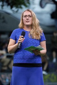 Bündnis 90/Die Grünen-Wahlkampfveranstaltung mit Annalena Baerbock in Köln