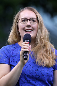 Bündnis 90/Die Grünen-Wahlkampfveranstaltung mit Annalena Baerbock in Köln