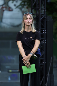 Bündnis 90/Die Grünen-Wahlkampfveranstaltung mit Annalena Baerbock in Köln