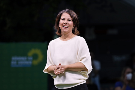 Bündnis 90/Die Grünen-Wahlkampfveranstaltung mit Annalena Baerbock in Köln