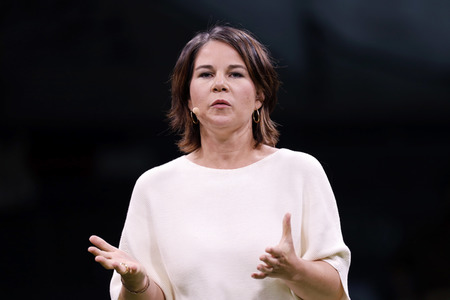Bündnis 90/Die Grünen-Wahlkampfveranstaltung mit Annalena Baerbock in Köln