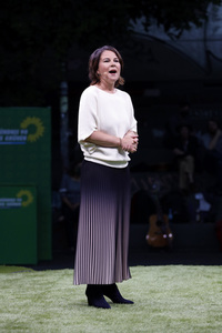 Bündnis 90/Die Grünen-Wahlkampfveranstaltung mit Annalena Baerbock in Köln