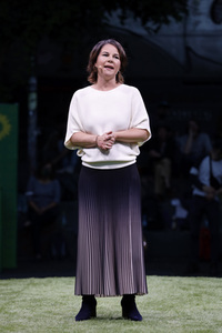 Bündnis 90/Die Grünen-Wahlkampfveranstaltung mit Annalena Baerbock in Köln