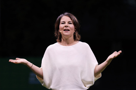 Bündnis 90/Die Grünen-Wahlkampfveranstaltung mit Annalena Baerbock in Köln