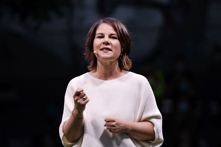 Bündnis 90/Die Grünen-Wahlkampfveranstaltung mit Annalena Baerbock in Köln