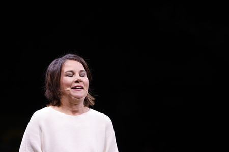 Bündnis 90/Die Grünen-Wahlkampfveranstaltung mit Annalena Baerbock in Köln